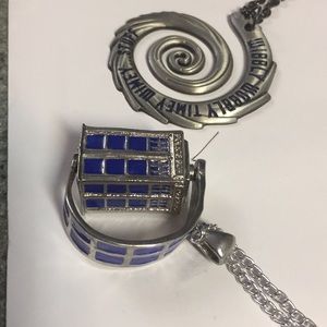 Two Doctor Who Necklaces